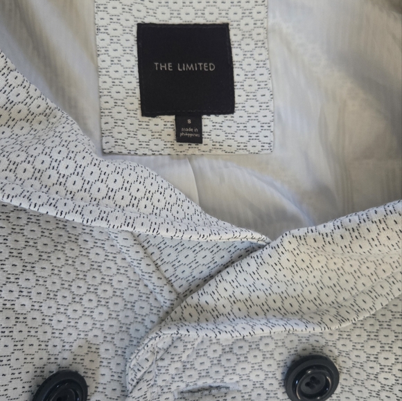 The Limited White Eyelet Trench Coat Size Small - Picture 2 of 6